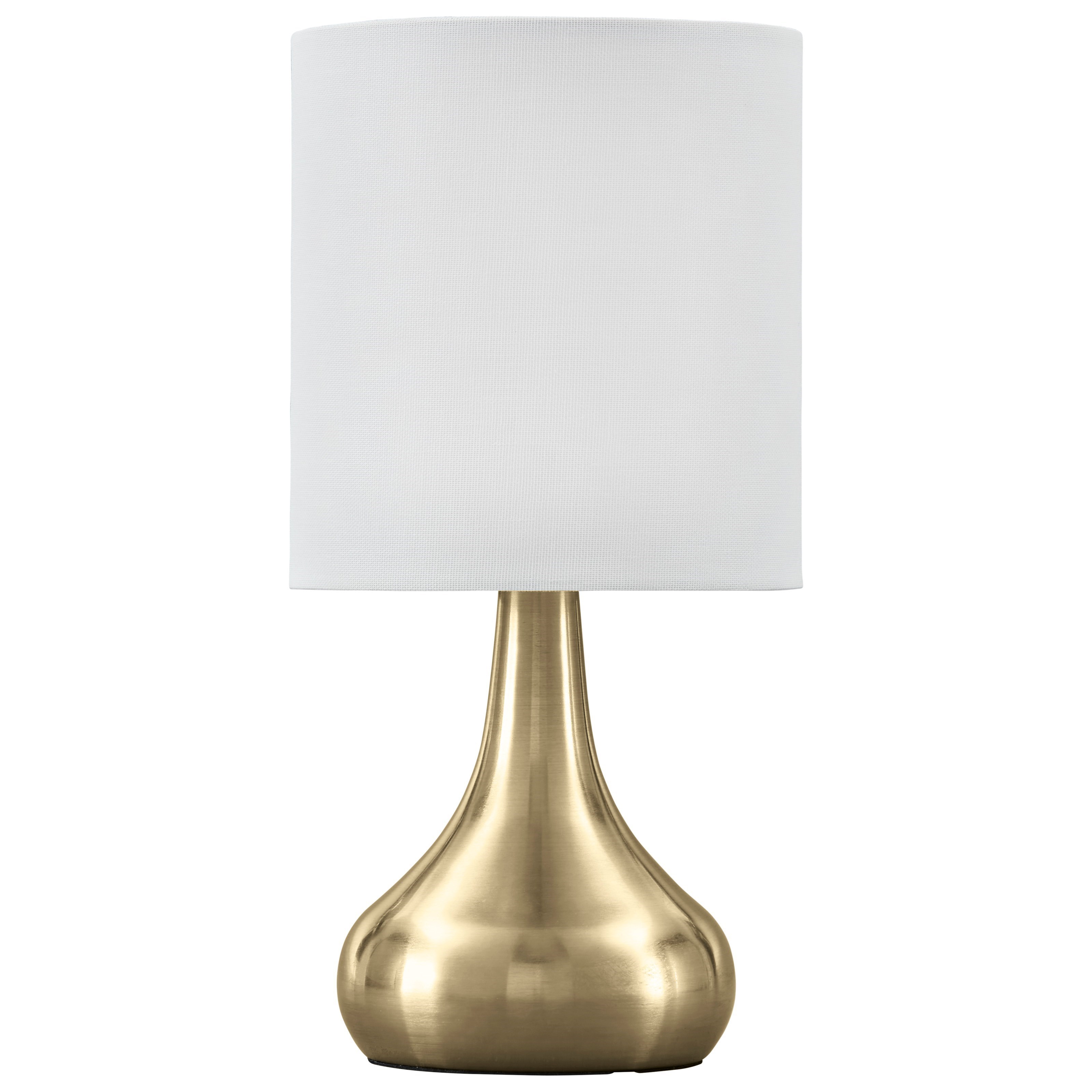 Benchcraft Lamps Contemporary L204344 Camdale Brass Finish Metal